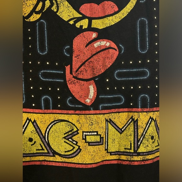 Black Pac-Man Graphic T Shirt - Picture 6 of 8
